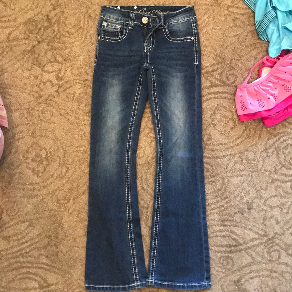 Wired heart girls jeans